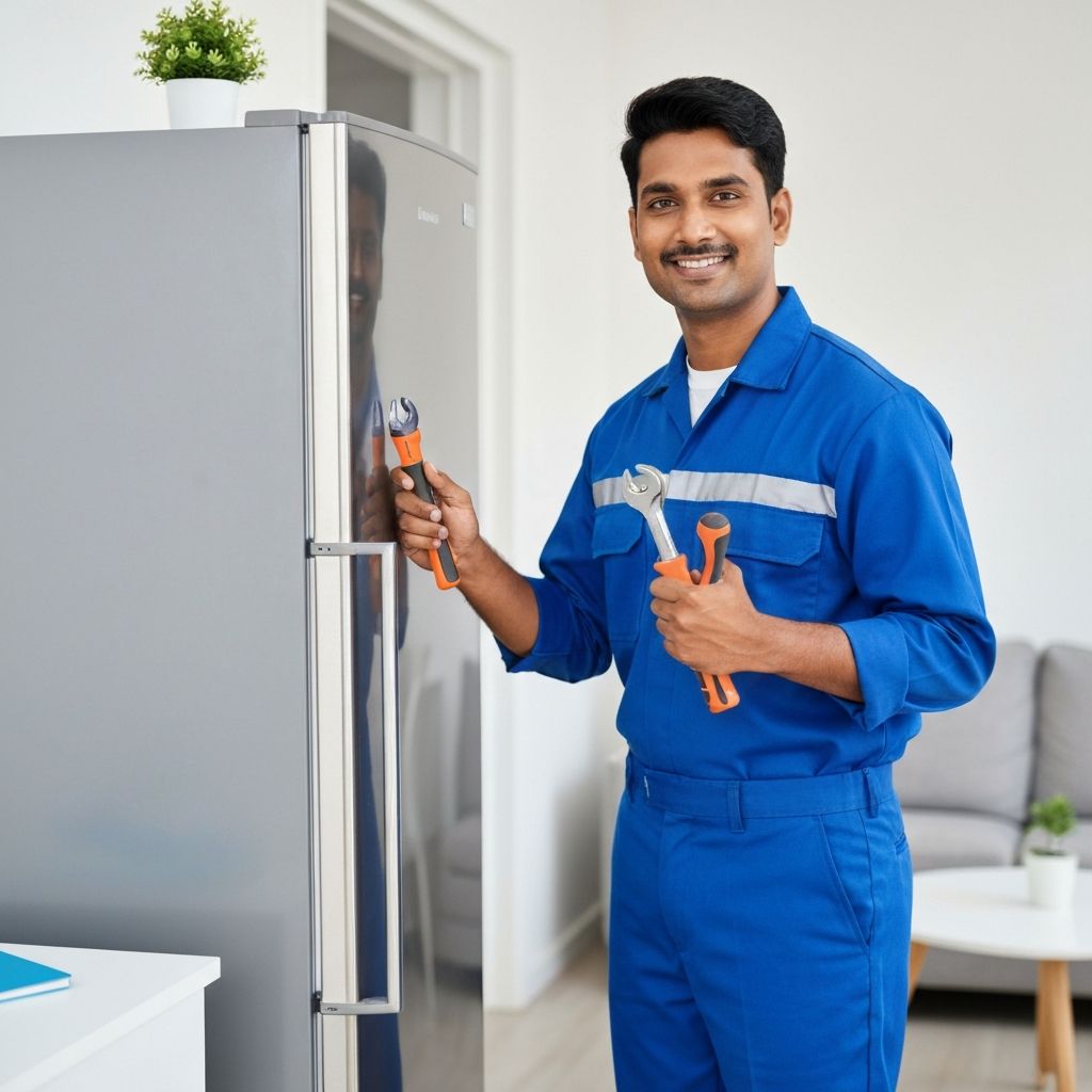 Professional appliance repair technician